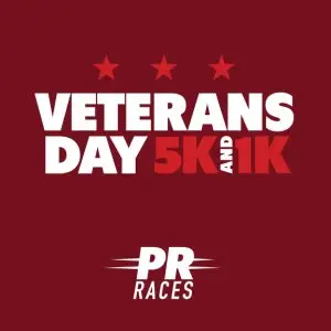 =PR= Races: Veterans Day 5K & 1K logo
