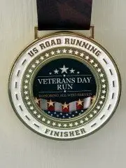 VETERANS DAY RUN Virtual 5K, 10K, 13.1M, & 26.2M (November 2026) logo