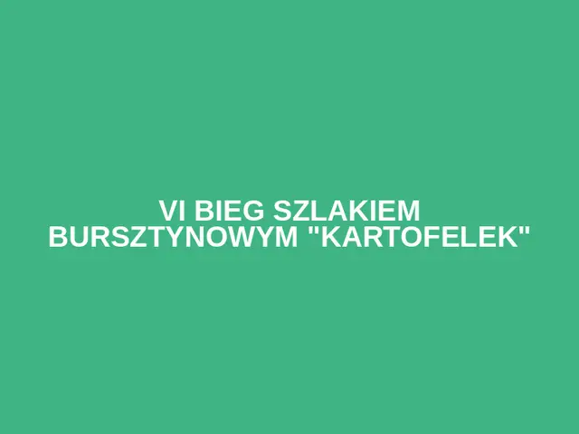 VI Bieg Szlakiem Bursztynowym "KARTOFELEK" logo