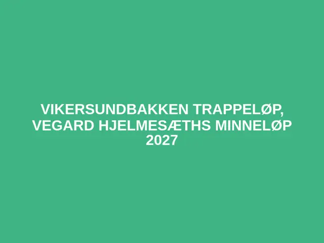 Vikersundbakken Trappeløp, Vegard Hjelmesæths minneløp 2027 logo