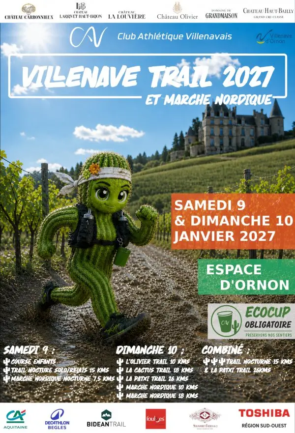 Villenave Trail et Marche Nordique logo