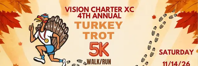 Vision Charter XC 4th Annual Turkey Trot logo