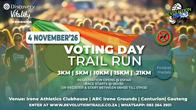 Voting Day Trail Run/Walk -  4 November 2026 logo