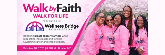 Walk By Faith Breast Cancer Walk for Life logo