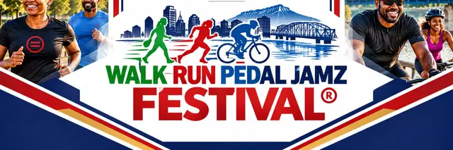 Walk Run Pedal Jamz Festival logo