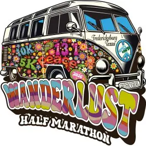Wanderlust Half Marathon, 10k, 5k logo