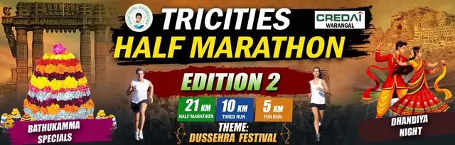 Warangal Tri-city Half Marathon 2026 logo