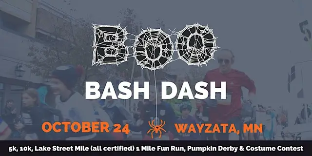 Wayzata's Boo Bash Dash 10k/5k/1 Mile Run/Family Fun Run  2026 logo