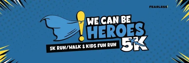 We Can Be Heroes 5K logo