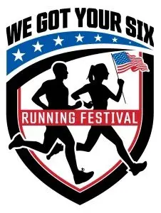 We Got Your Six Running Festival logo