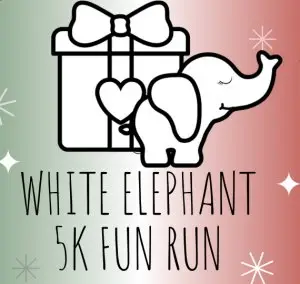 White Elephant 5k FUN RUN presented by Moore Buick GMC logo