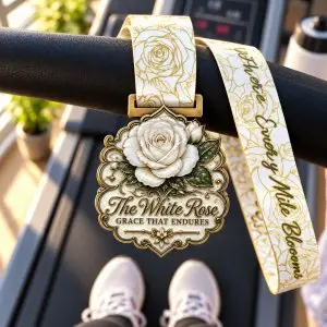 White Rose – Grace That Endures Virtual Race | Run or Walk Anytime logo