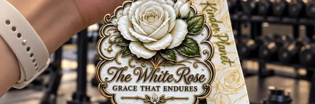 White Rose – Grace That Endures Virtual Race | Run or Walk Anytime logo