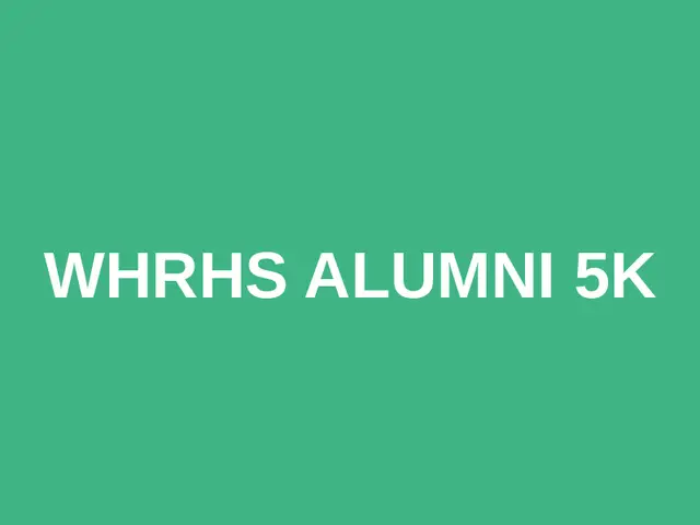WHRHS Alumni 5K logo