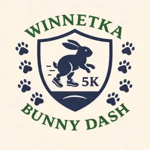 Winnetka Bunny Hop Dash 5k 2027 logo
