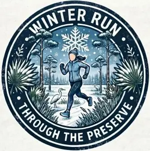 Winter Run Through the Preserve logo