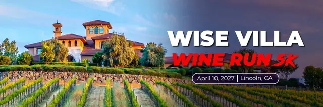 Wise Villa Wine Run 5K logo