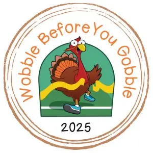 Wobble Before You Gobble 5k Run/Walk logo