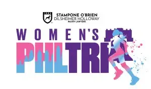 Stampone O'Brien Dilsheimer Holloway Women's Philadelphia Triathlon logo