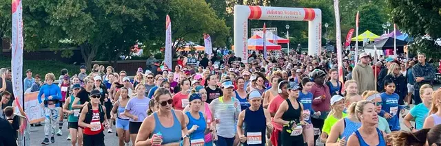 Women's Running Festival featuring a Half Marathon, 10K, & 5K logo