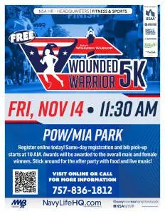 Wounded Warrior 5K Run logo