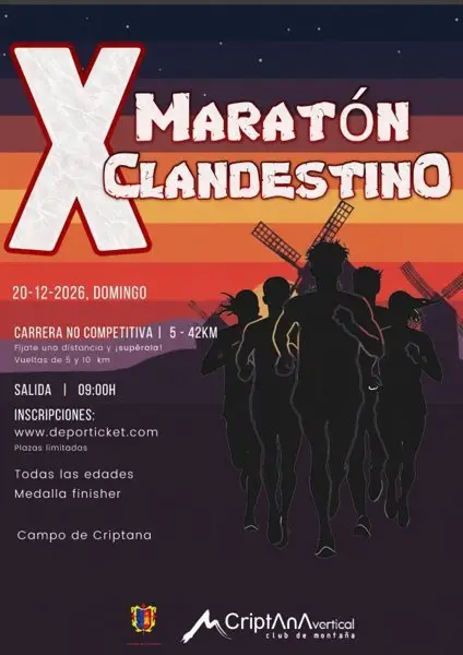 X Maratón Clandestino logo