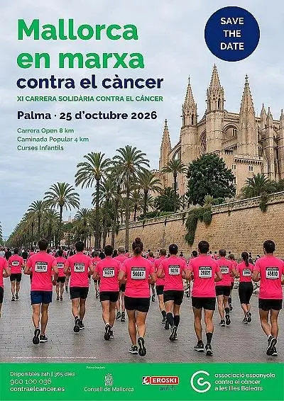 XI Mallorca en Marcha contra el Cancer 2026 logo