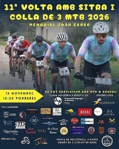 XI Volta amb Sitra i Colla de 3 MTB 2026 logo