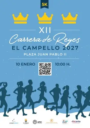 XII Carrera Reyes El Campello 2027 logo