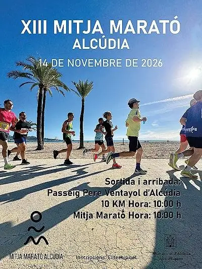 XII Mitja Marató Ciutat d'Alcúdia 2026 logo