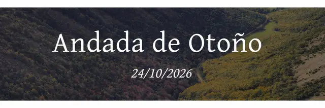 XX ANDADA DE OTOÑO - LUESIA logo