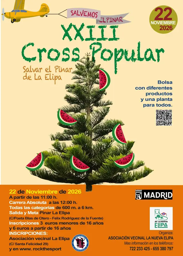 XXIII CROSS POPULAR SALVAR EL PINAR DE LA ELIPA logo
