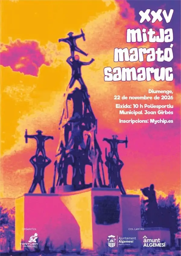 XXIV MITJA MARATÓ SAMARUC, 2026, Algemesí logo