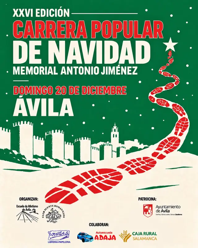 XXVI CARRERA DE NAVIDAD MEMORIAL ANTONIO JIMENEZ logo