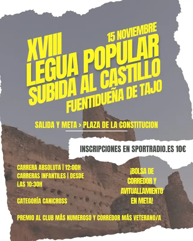 XXVIII LEGUA POPULAR SUBIDA AL CASTILLO logo