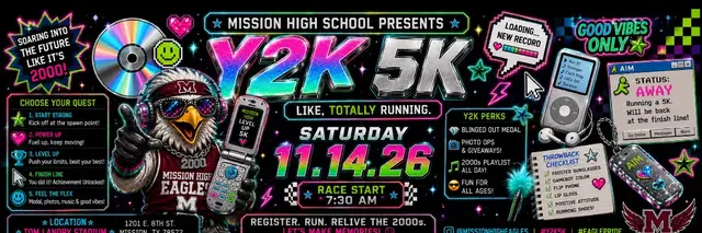 Y2K 5K Run logo