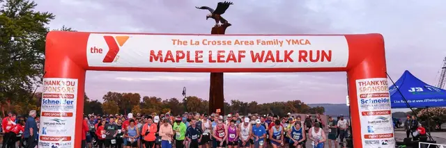 YMCA Maple Leaf Walk Run logo