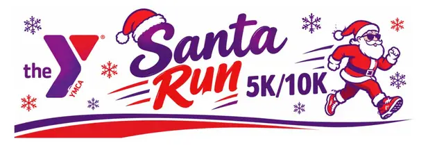 YMCA Santa Run 5k & 10k Run logo
