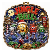Jingle Bell 5k, 10k, 15k, Half Marathon race discount image