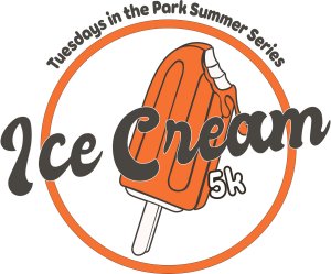 Tuesdays In The Park Ice Cream 5k & Kids Fun Run June 23 Logo