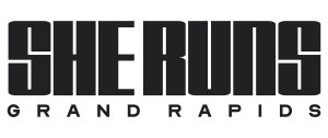 SHE RUNS Grand Rapids Logo