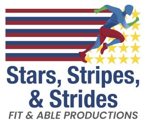 Stars, Stripes, & Strides Logo