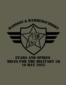 Miles for the Military 5k Logo