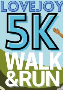Lovejoy 5K Walk/ Run Logo