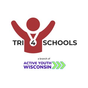 Tri 4 Schools Waunakee Kids Triathlon Logo