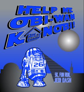 Team Phillip's "Help Me Obi Wan Kenobi" 5K, Fun Run and Jedi Dash Logo