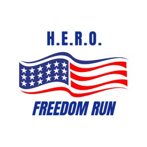 H.E.R.O. Freedom Run Logo