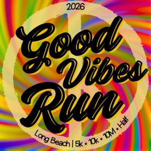Good Vibes Run – 5K, 10K, 10M, and Half Marathon Logo