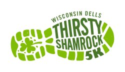 Wisconsin Dells Thirsty Shamrock 5K Logo