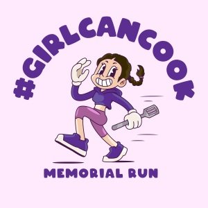 Girl Can Cook Memorial Run Logo